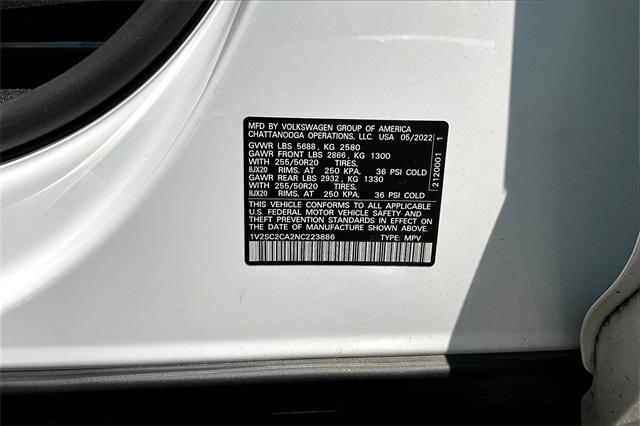 used 2022 Volkswagen Atlas Cross Sport car, priced at $29,995