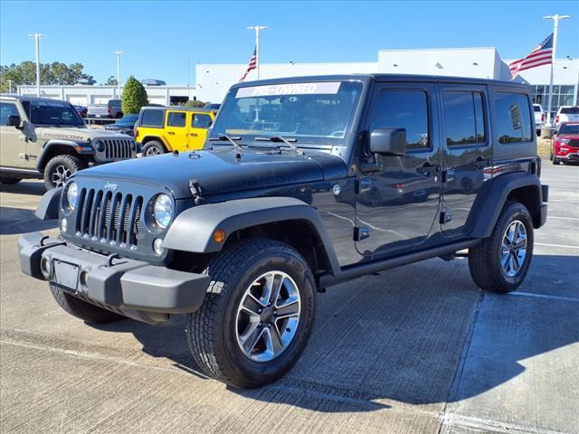 used 2016 Jeep Wrangler Unlimited car, priced at $21,956