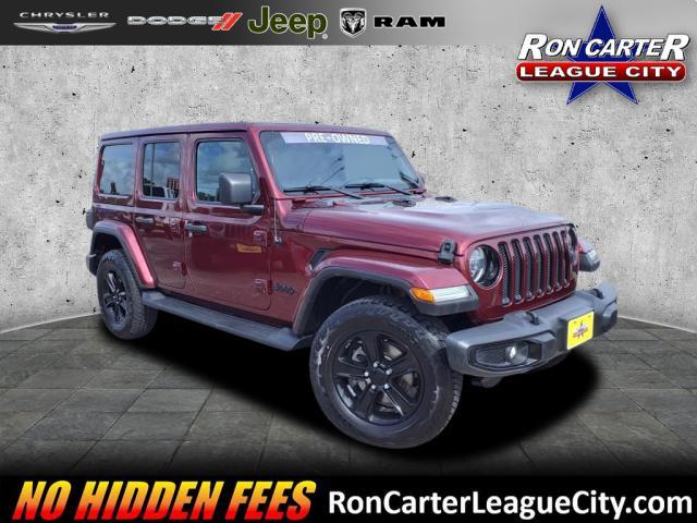 used 2021 Jeep Wrangler Unlimited car, priced at $32,235