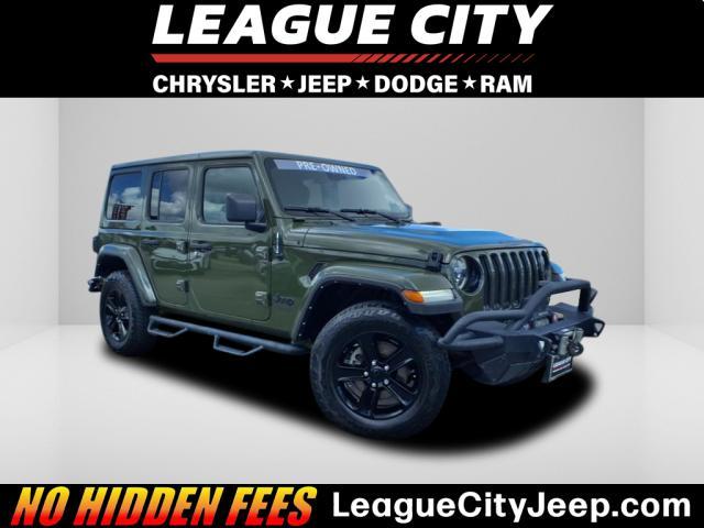 used 2021 Jeep Wrangler Unlimited car, priced at $36,500