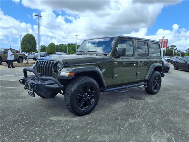 used 2021 Jeep Wrangler Unlimited car, priced at $33,500