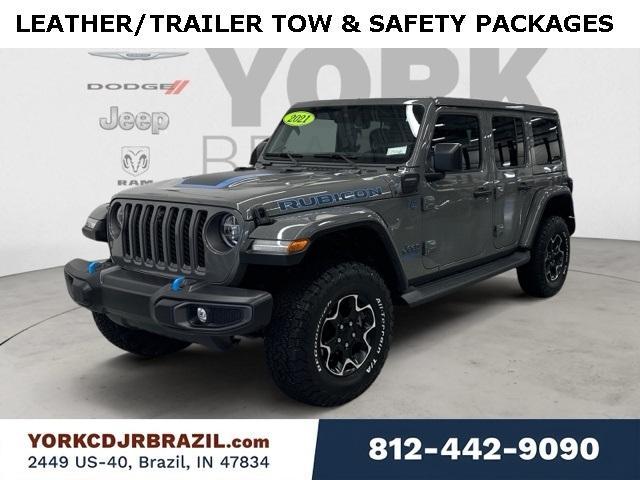 used 2021 Jeep Wrangler Unlimited 4xe car, priced at $31,999