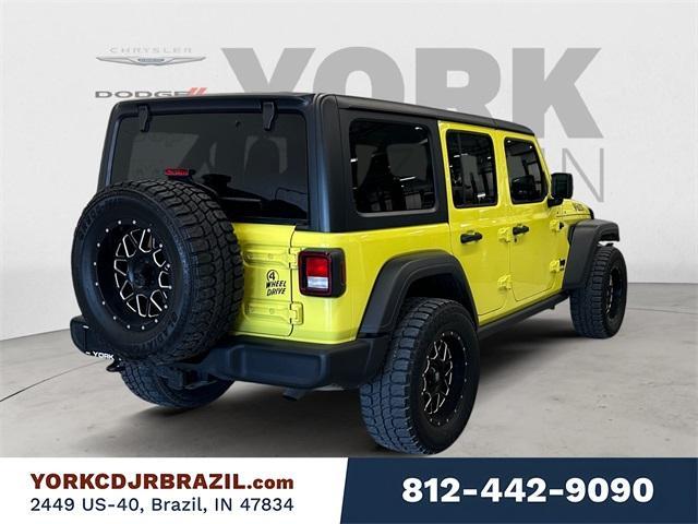 used 2022 Jeep Wrangler Unlimited car, priced at $30,850