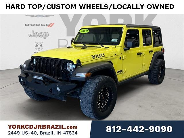 used 2022 Jeep Wrangler Unlimited car, priced at $32,999