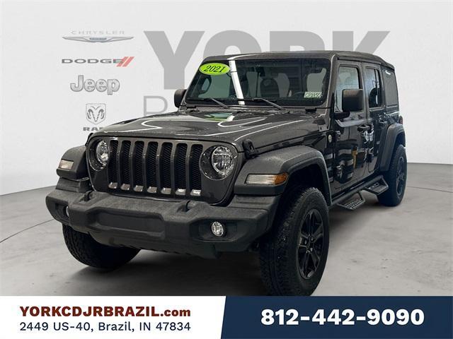 used 2021 Jeep Wrangler Unlimited car, priced at $31,986