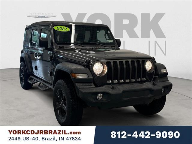 used 2021 Jeep Wrangler Unlimited car, priced at $31,986