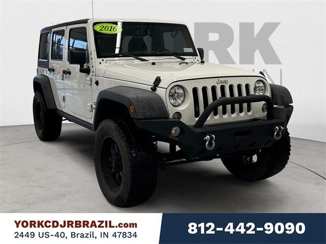 used 2016 Jeep Wrangler Unlimited car, priced at $21,276