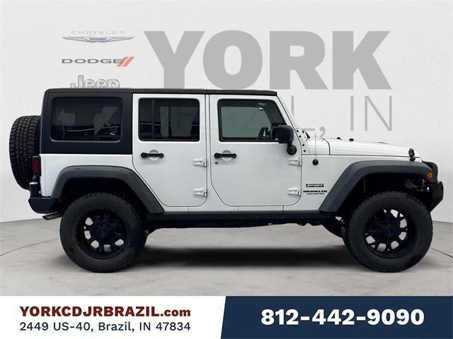 used 2016 Jeep Wrangler Unlimited car, priced at $21,276