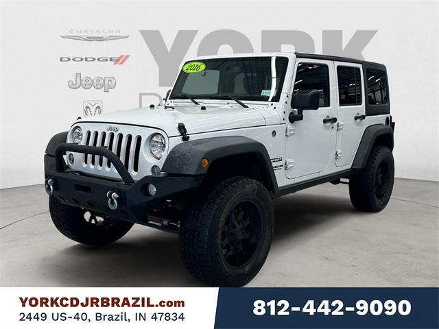 used 2016 Jeep Wrangler Unlimited car, priced at $21,276