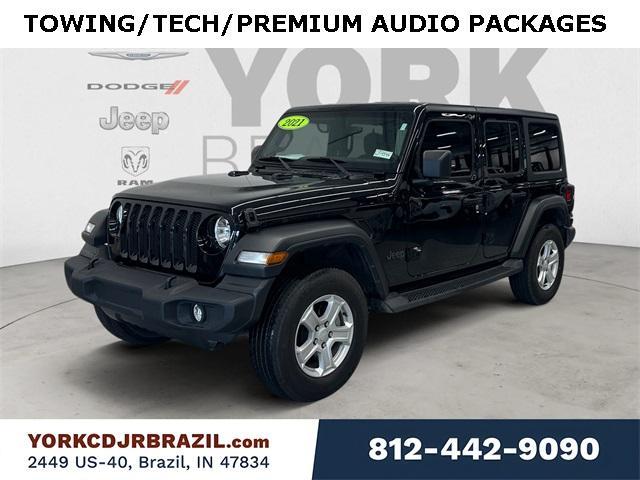 used 2021 Jeep Wrangler Unlimited car, priced at $28,945