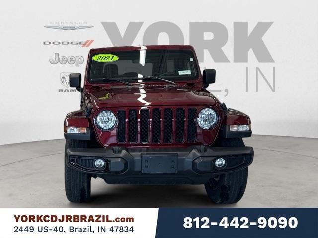 used 2021 Jeep Wrangler Unlimited car, priced at $32,763