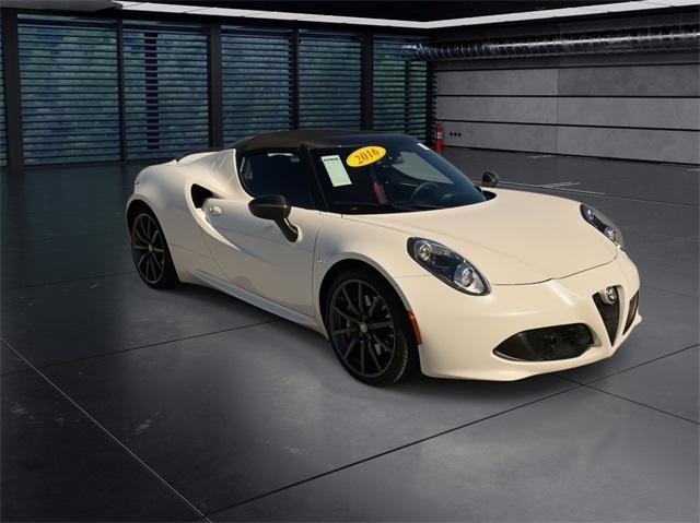 used 2016 Alfa Romeo 4C Spider car, priced at $48,671