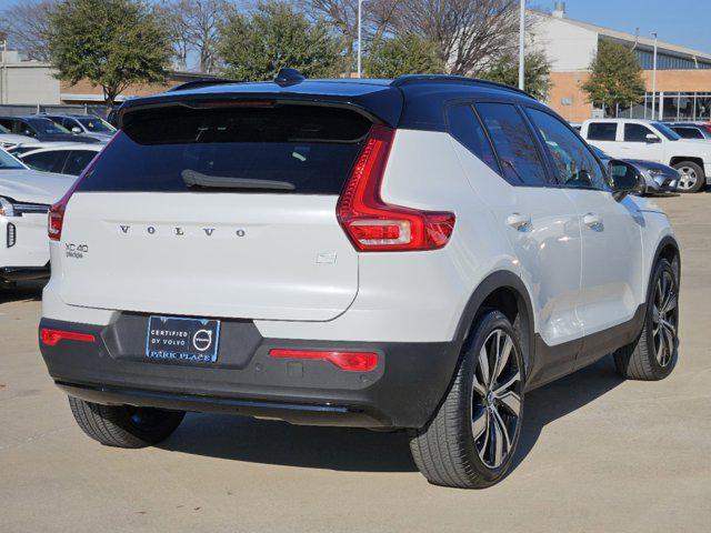 used 2022 Volvo XC40 Recharge Pure Electric car, priced at $33,881