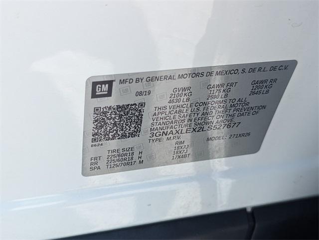used 2020 Chevrolet Equinox car, priced at $16,791
