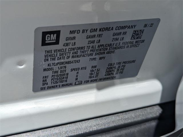 used 2022 Chevrolet Trax car, priced at $16,891