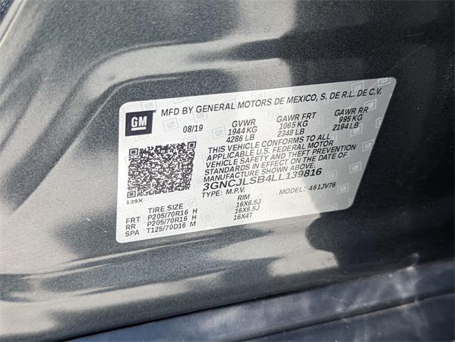 used 2020 Chevrolet Trax car, priced at $16,493