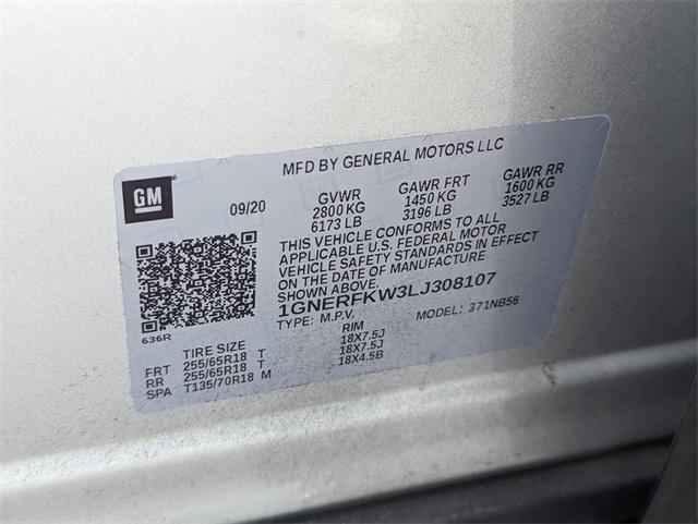used 2020 Chevrolet Traverse car, priced at $18,885