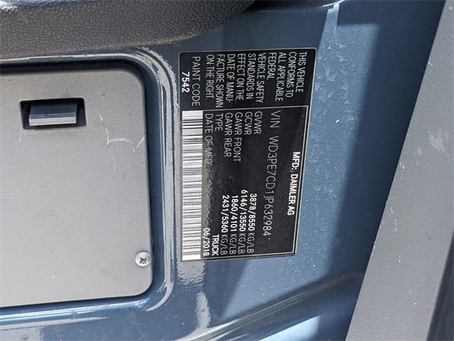 used 2018 Mercedes-Benz Sprinter 2500 car, priced at $22,998