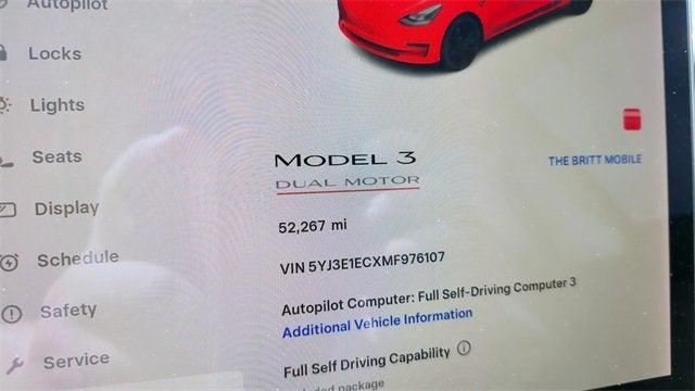 used 2021 Tesla Model 3 car, priced at $25,999