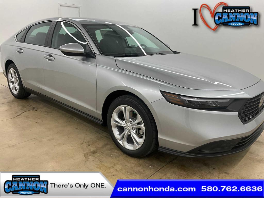 new 2025 Honda Accord car, priced at $29,445