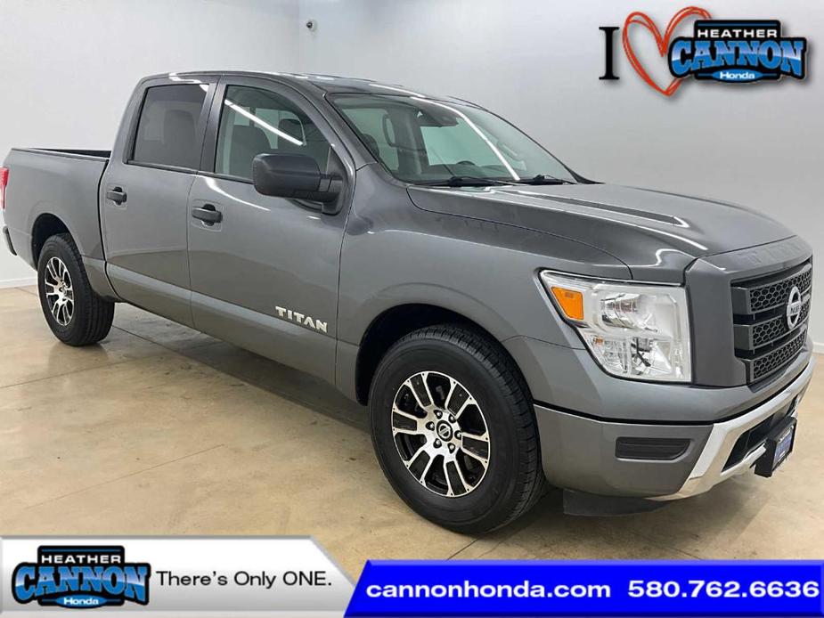 used 2022 Nissan Titan car, priced at $27,989