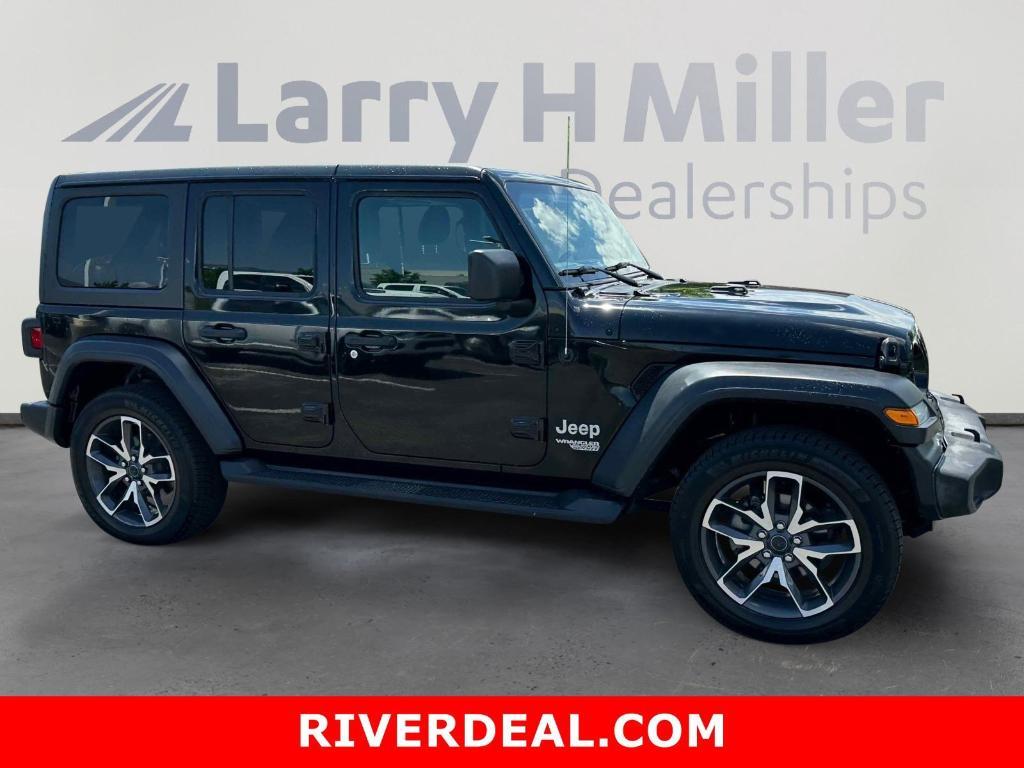 used 2020 Jeep Wrangler Unlimited car, priced at $28,170
