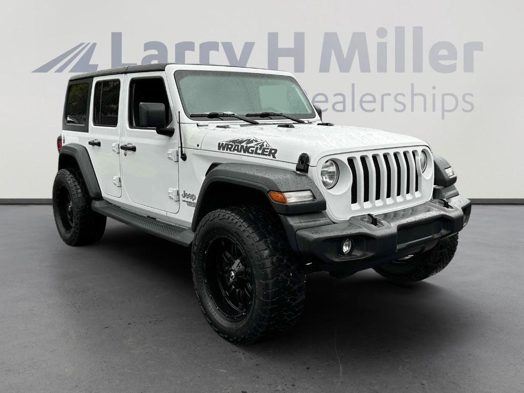 used 2018 Jeep Wrangler Unlimited car, priced at $24,812