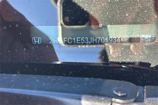 used 2018 Honda Civic car, priced at $20,888