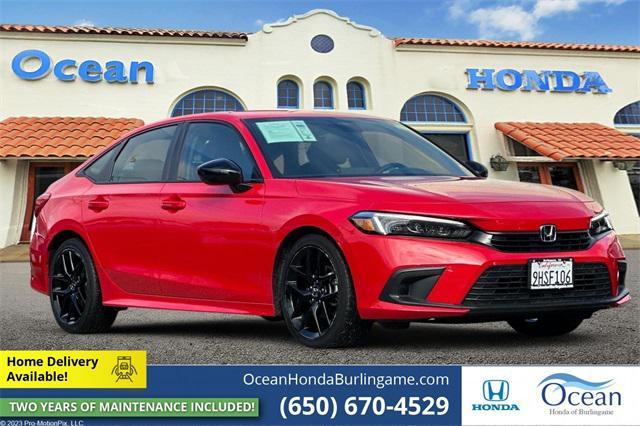 used 2023 Honda Civic car, priced at $24,999