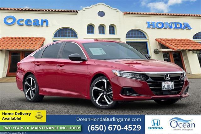 used 2022 Honda Accord car, priced at $24,999