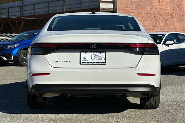 new 2025 Honda Accord car, priced at $32,110