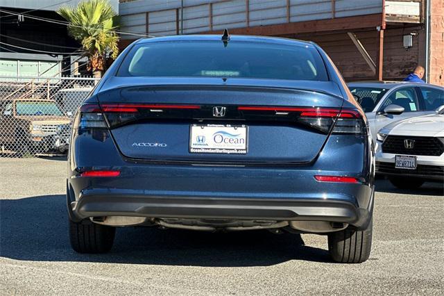 new 2025 Honda Accord car, priced at $31,755