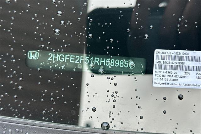 used 2024 Honda Civic car, priced at $25,488