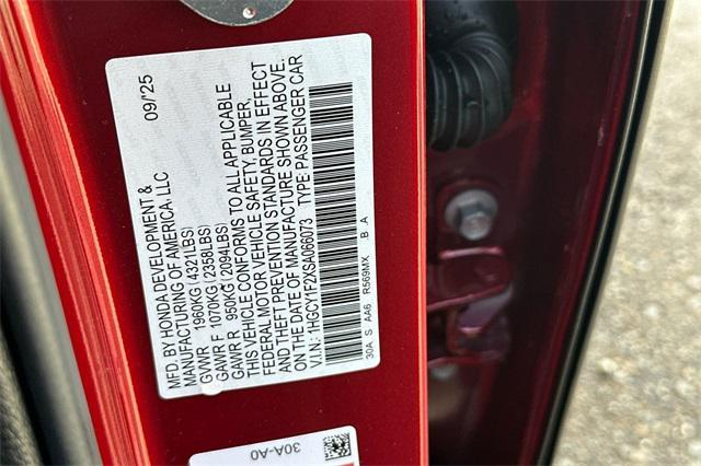 new 2025 Honda Accord car, priced at $29,900
