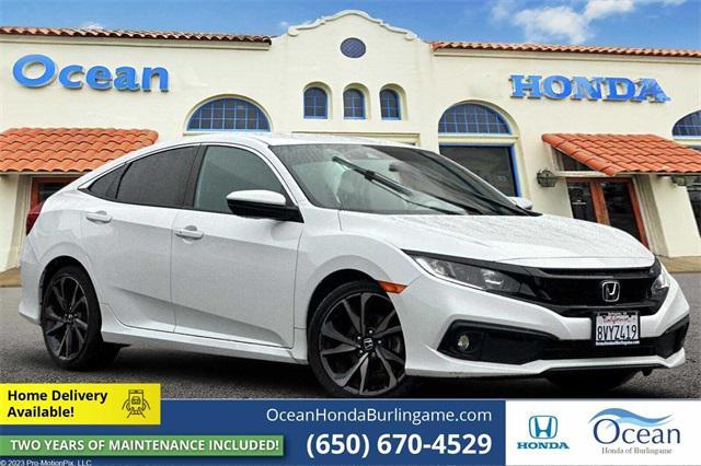 used 2021 Honda Civic car, priced at $21,888