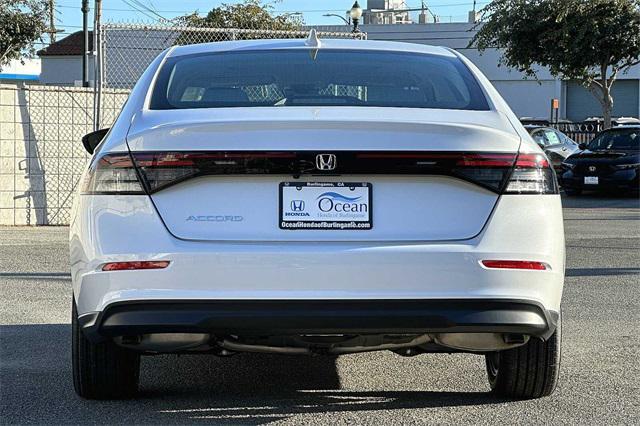 new 2024 Honda Accord car, priced at $31,460