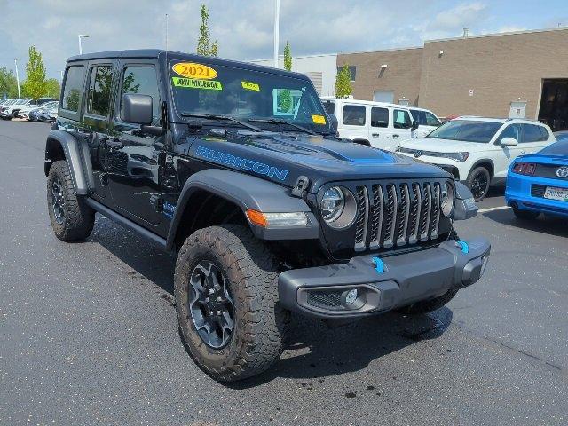 used 2021 Jeep Wrangler Unlimited 4xe car, priced at $34,060