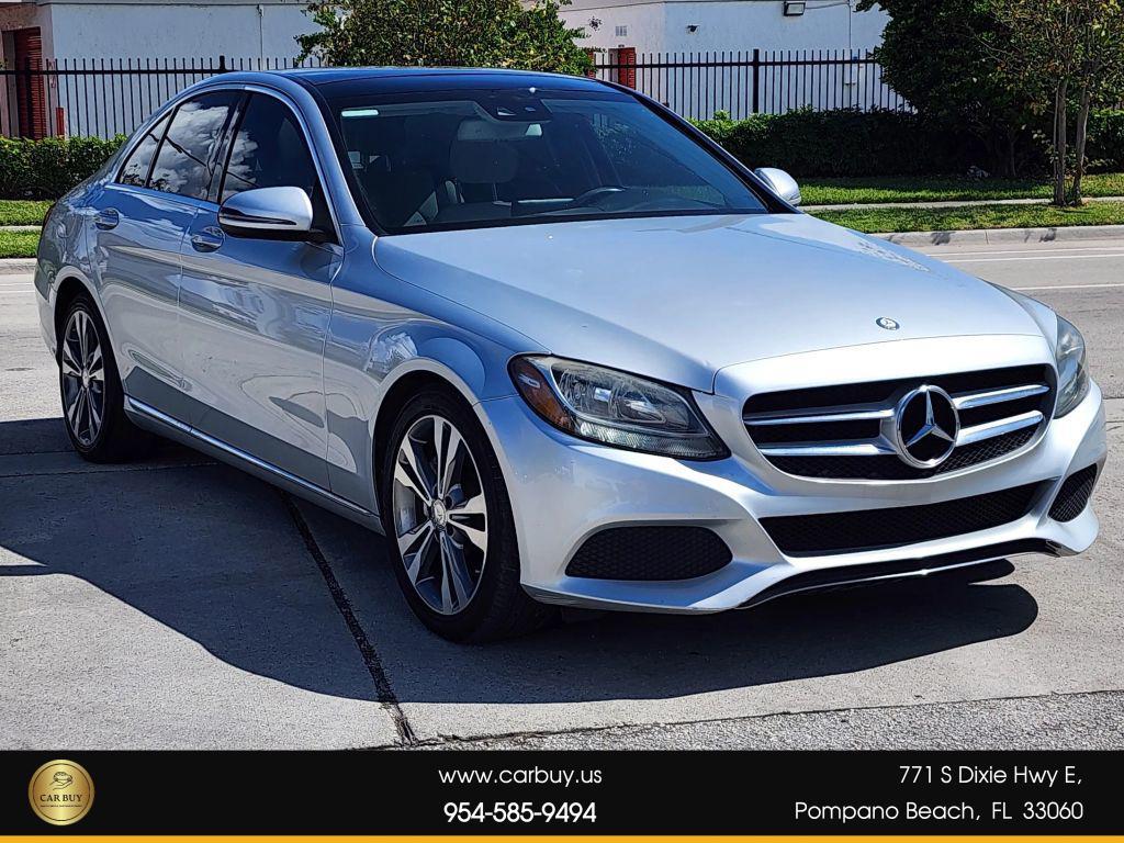 used 2017 Mercedes-Benz C-Class car, priced at $9,999