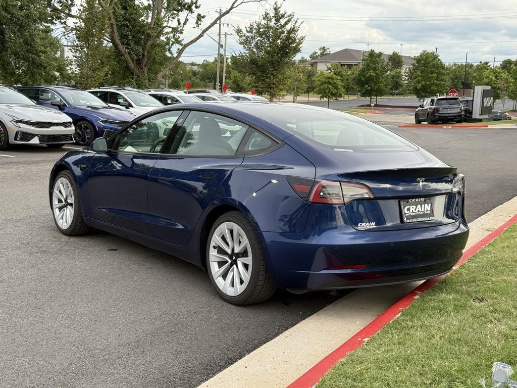 used 2022 Tesla Model 3 car, priced at $22,000