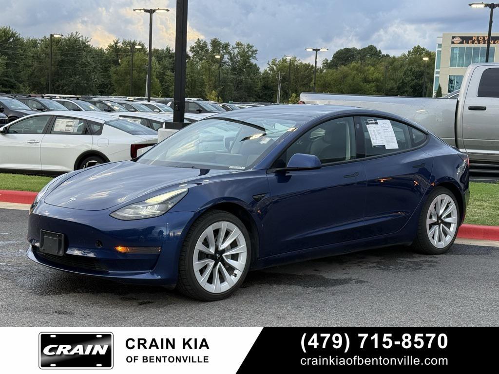used 2022 Tesla Model 3 car, priced at $19,999