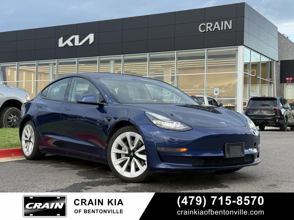 used 2022 Tesla Model 3 car, priced at $19,999