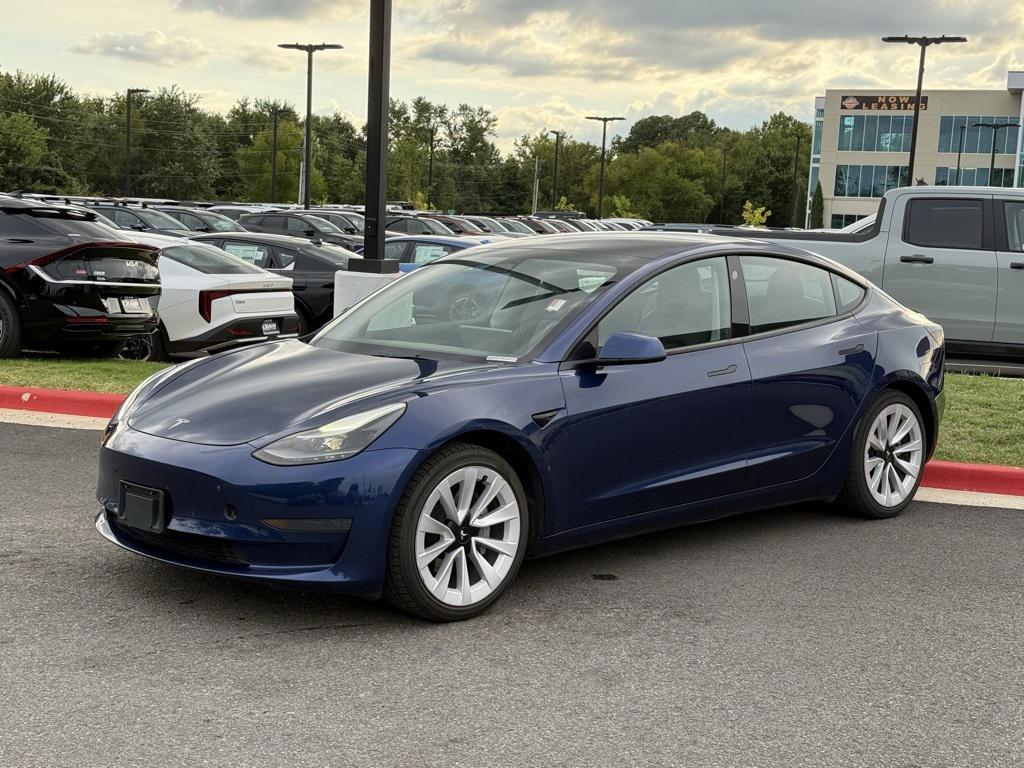 used 2022 Tesla Model 3 car, priced at $22,000