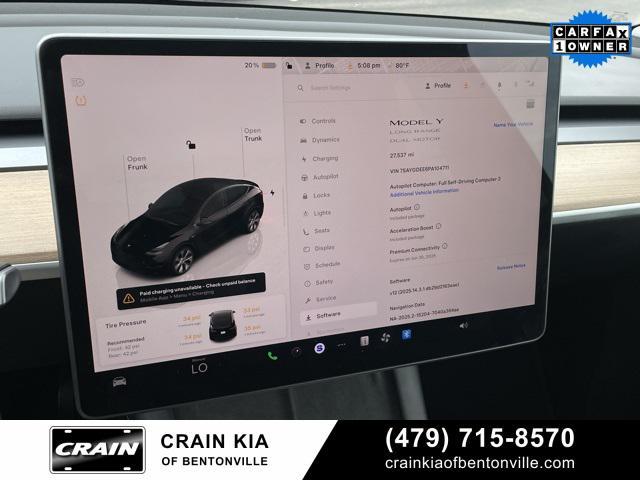 used 2023 Tesla Model Y car, priced at $33,500