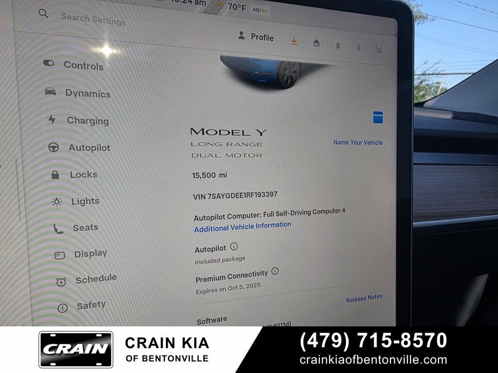used 2024 Tesla Model Y car, priced at $35,999