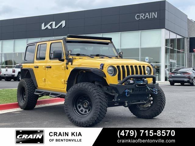 used 2021 Jeep Wrangler Unlimited car, priced at $31,800