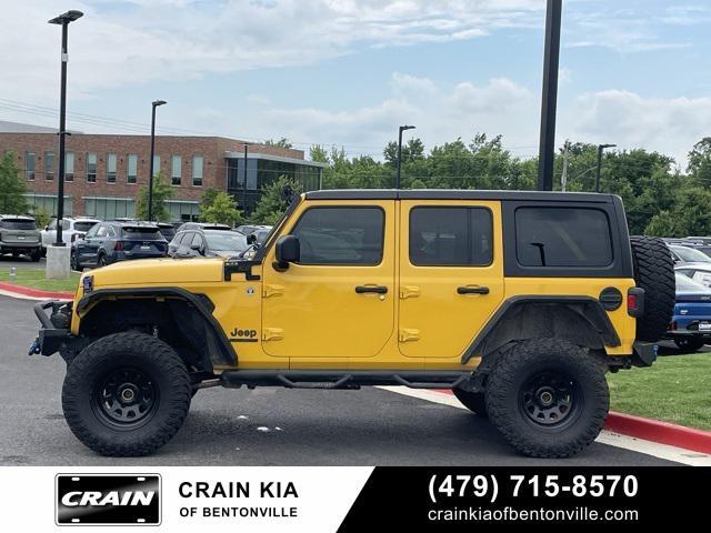 used 2021 Jeep Wrangler Unlimited car, priced at $31,800
