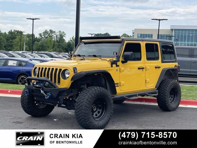 used 2021 Jeep Wrangler Unlimited car, priced at $31,800