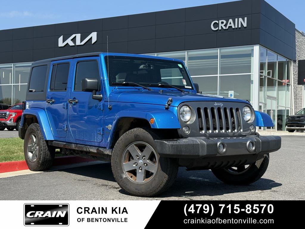 used 2015 Jeep Wrangler Unlimited car, priced at $14,300