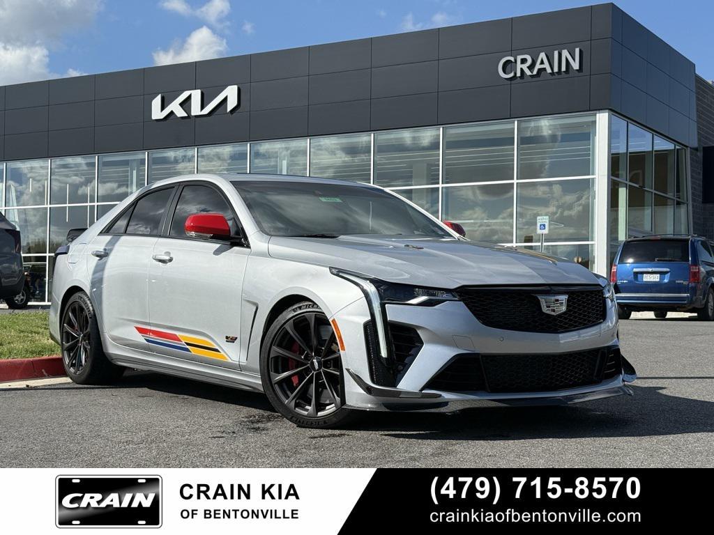 used 2024 Cadillac CT4-V car, priced at $76,400