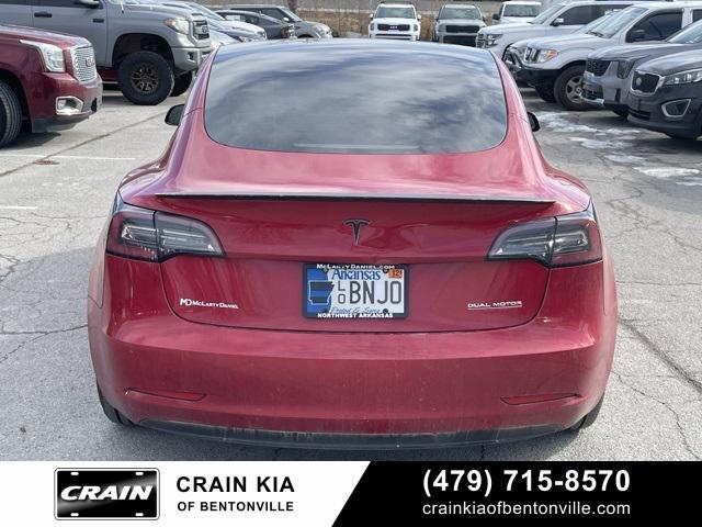 used 2021 Tesla Model 3 car, priced at $29,700